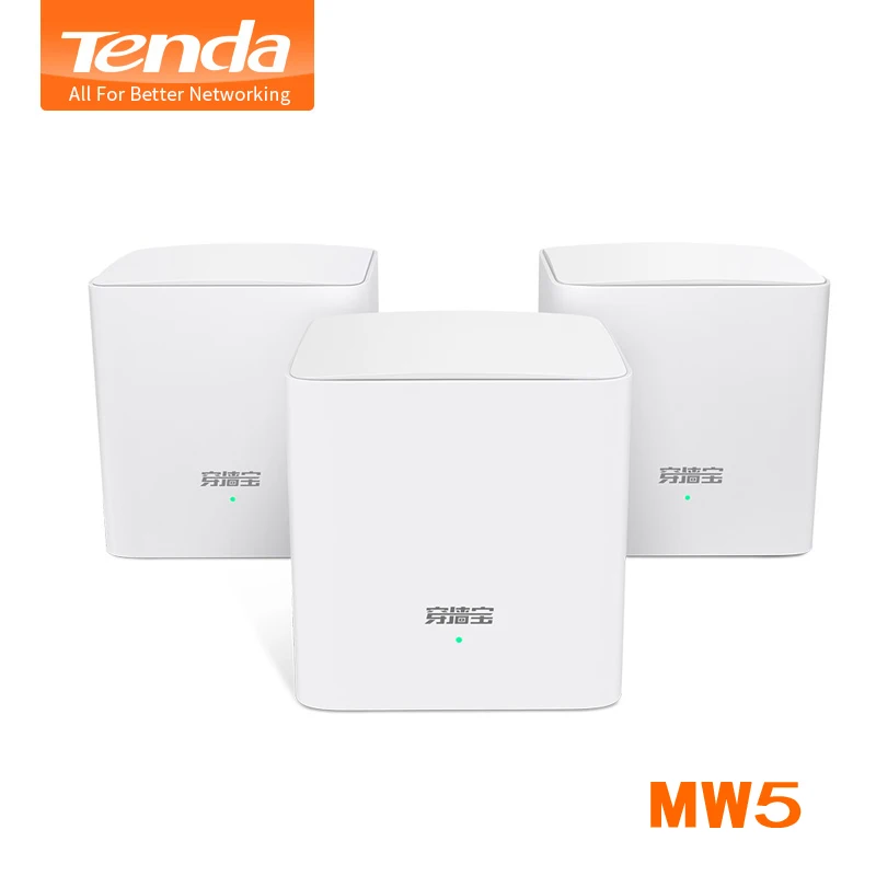 Tenda Nova Mw5s гигабитные Беспроводные Wi-Fi роутеры AC1200 весь дом двухдиапазонный 2,4 ГГц/5,0 ггц Wifi ретранслятор сеточная СИСТЕМА ПРИЛОЖЕНИЕ удаленное - Цвет: 3pack of MW5s