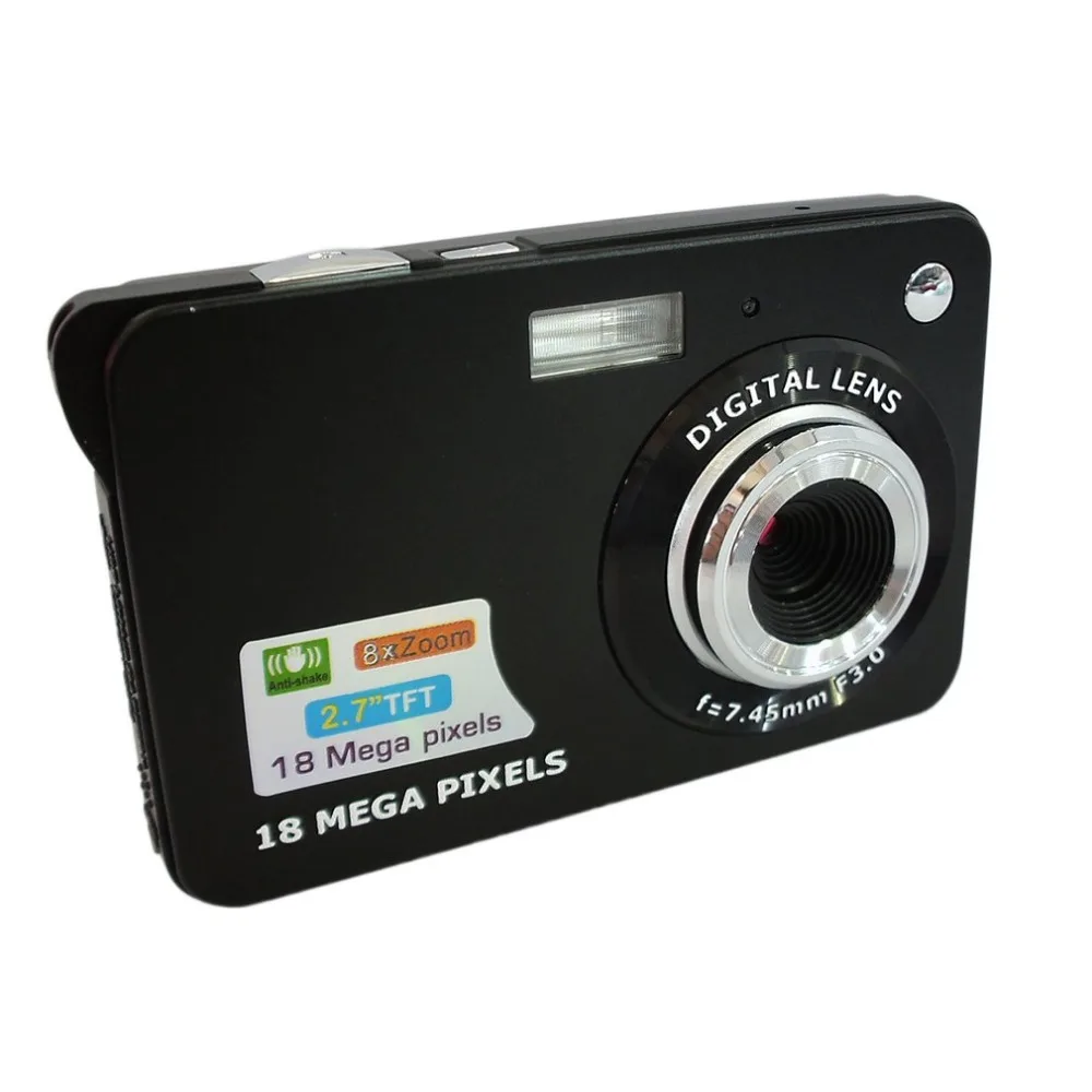 

DC530 2.7'' TFT LCD Digital Camera HD 720P 18MP Digital Video Camera Camcorder with 8X Digital Zoom Anti-shake 5MP CMOS Sensor