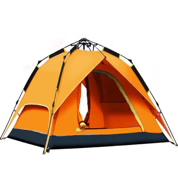 

Freedom Boat Camel Tent Outdoor Multi-person Camping Automatic Double-deck Camping Tent 3-4