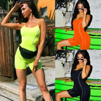 

US Women Ladies Clubwear Shorts Playsuit Bodycon Party Jumpsuit Romper Trousers