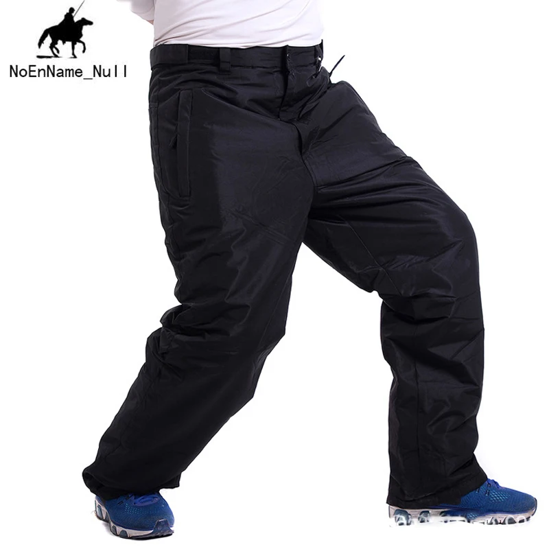 Men's Loose Veneer Double Board Ski Pants 2017 Winter Comfortable Cold ...