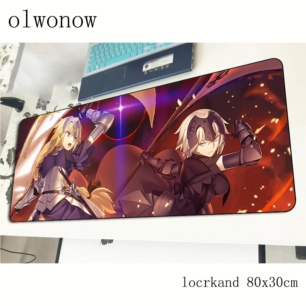  Fate mousepad 80x30cm New arrival gaming mouse pad big gamer mat anime game computer desk padmouse 