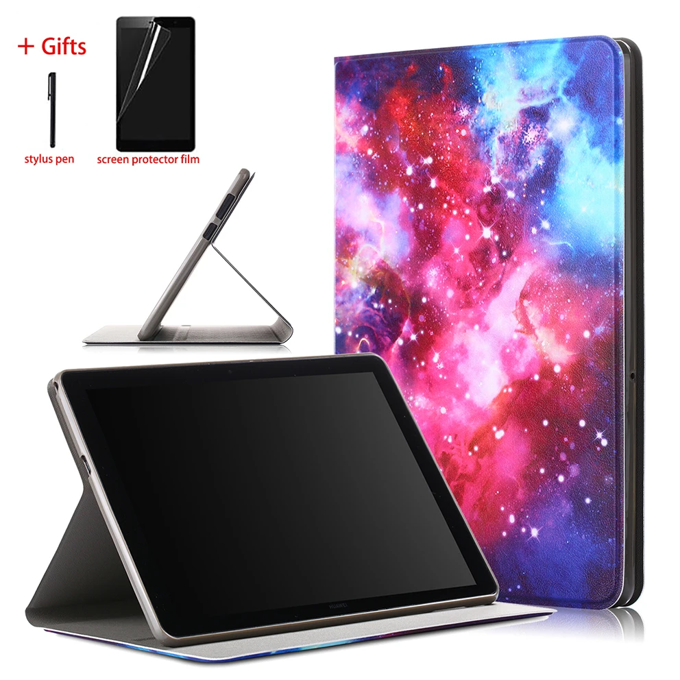 Чехол из искусственной кожи для Huawei MediaPad T5 10 1 дюймов планшет мягкий ТПУ задняя