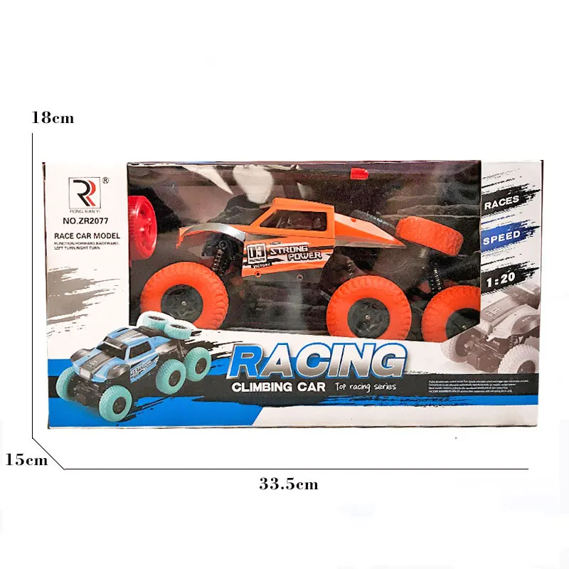 Электрический Радиоуправляемый автомобиль 1:20 6 колес 4WD 2 4G 15 км/ч Радиоуправление