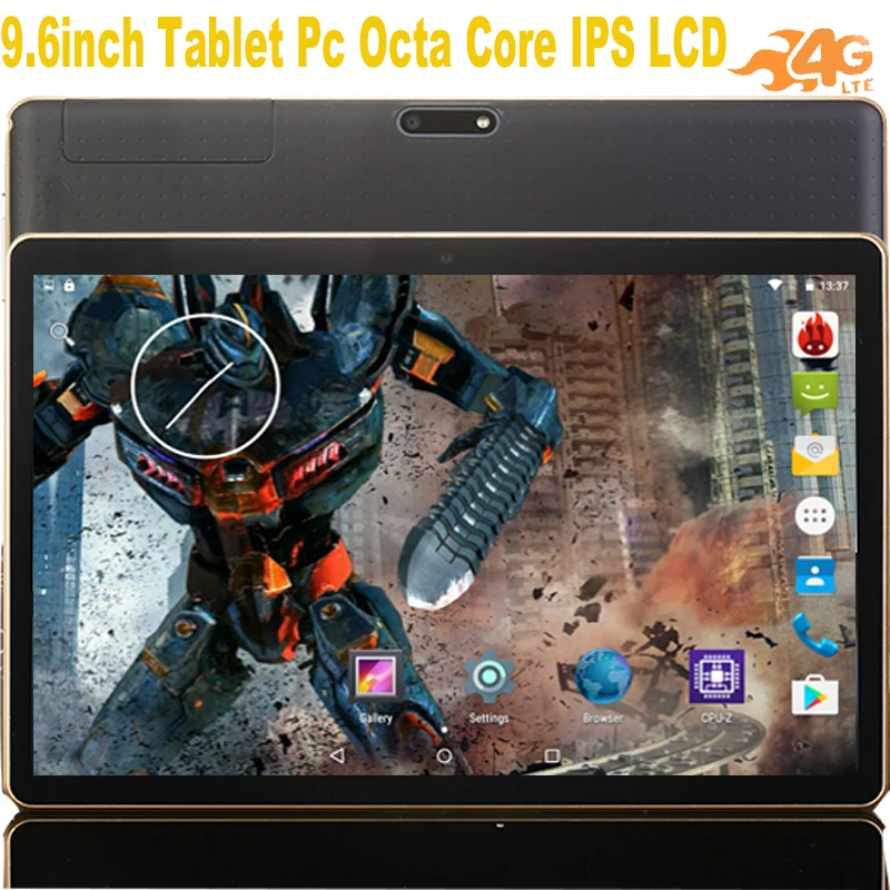 

Newest Phablet 3G 4G Lte 9.6 Inch Android Tablet Support Call Dual SIM 16GB RAM Octa Core 1280*800 IPS Tablette 9.6" +gift
