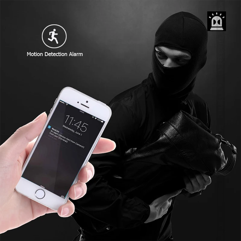 Baratos KingCam 1080P Audio Dome IP cámara con micrófono 2MP seguridad interior ipcam día noche CCTV ONVIF cámaras de vigilancia