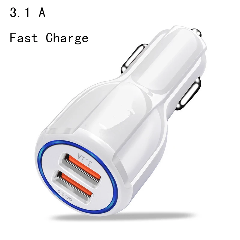 Thbelieve 3 в 1 кабель двойной USB Автомобильное зарядное устройство мульти микро