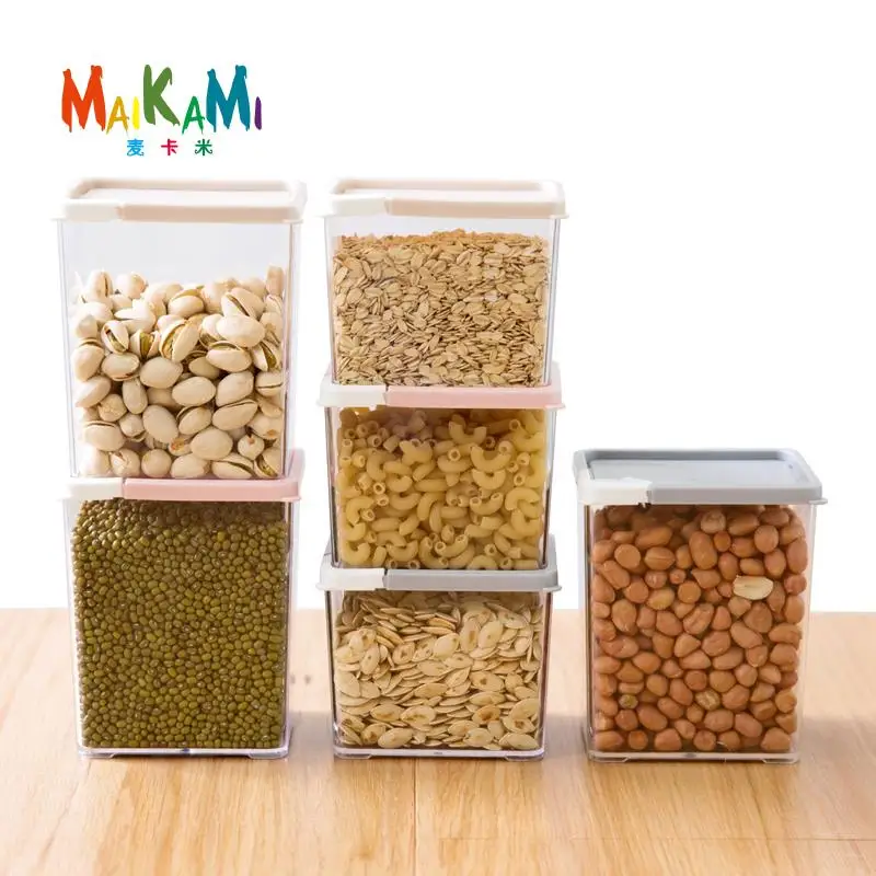 

MAIKAMI Kitchen Refrigerator Storage Box Food Container Fresh Storage Rack Fresh Bins Container Space-saving Fridge Storage Box
