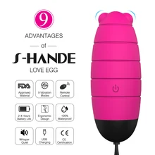9 Speeds Remote Control G-Spot Usb Recharge Bullet Medical Silicone Wireless Egg Vibrator Vagina Kegel Balls Sex Toys For Woman