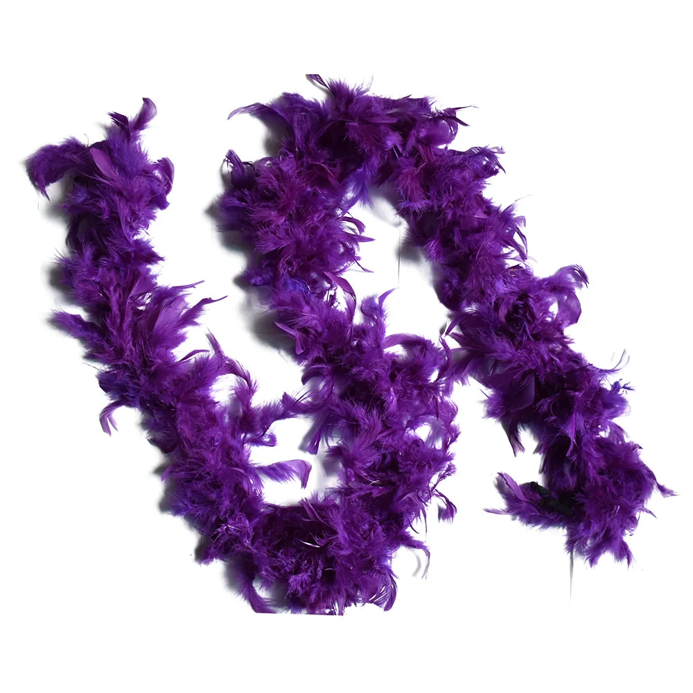 

Length 2 Meter Turkey Feather Boas Lady Scarf for Clothing Accessories Wedding Decorations Centerpieces Feathers IF28