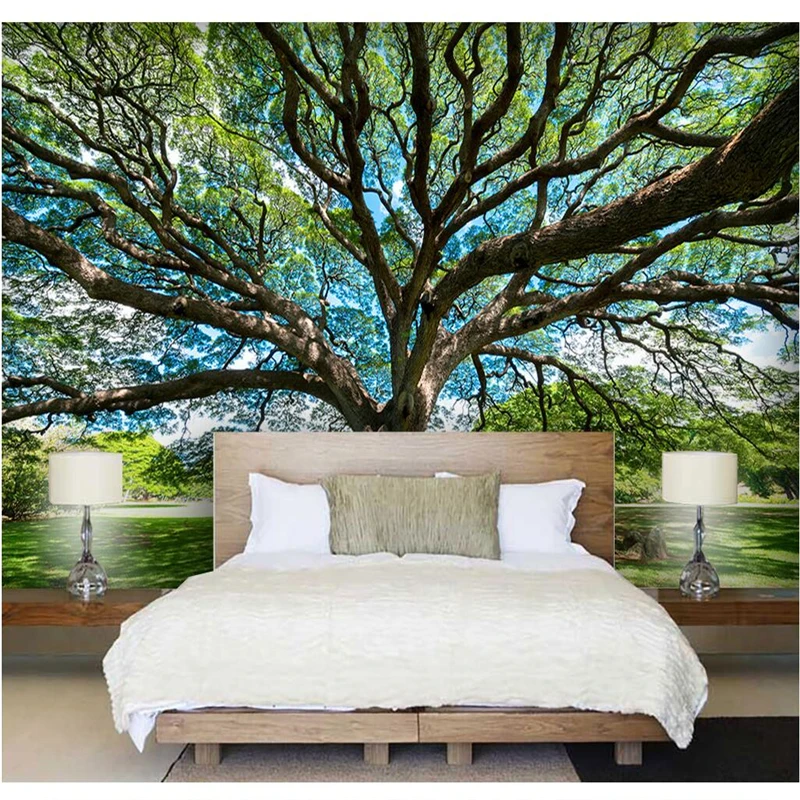 beibehang Custom photo WallPaper Branch of The Park Luxury Wall Covering Bedroom 3D Mural TV Background Wallpaper wall-paper beibehang Custom photo WallPaper Branch of The Park Luxury Wall Covering Bedroom 3D Mural TV Background Wallpaper wall-paper