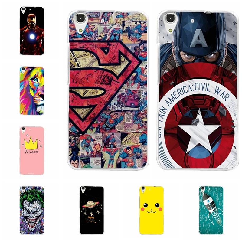 Captain America Phone Case For Huawei Y6 2 Ample Cute Flowers Soft Silicone Back Cover II Y6II 5.5&quot Inch |
