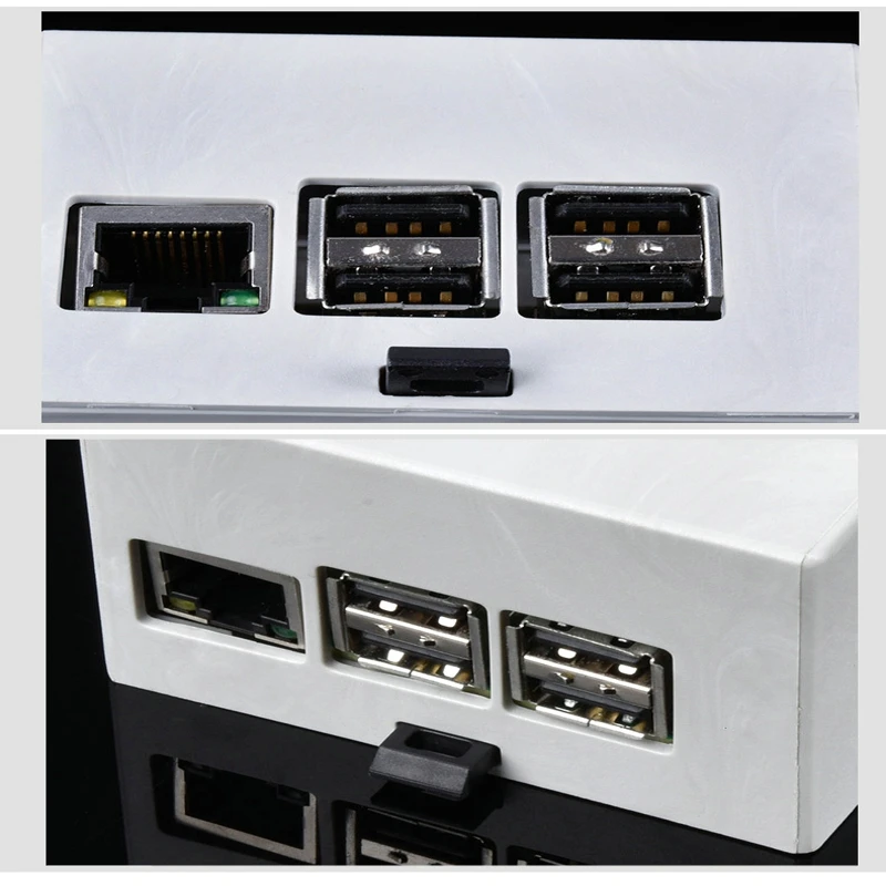 Корпус для Raspberry Pi 4 Model B ABS белый корпус защитный RPI 3 Модель +|Демонстрационные