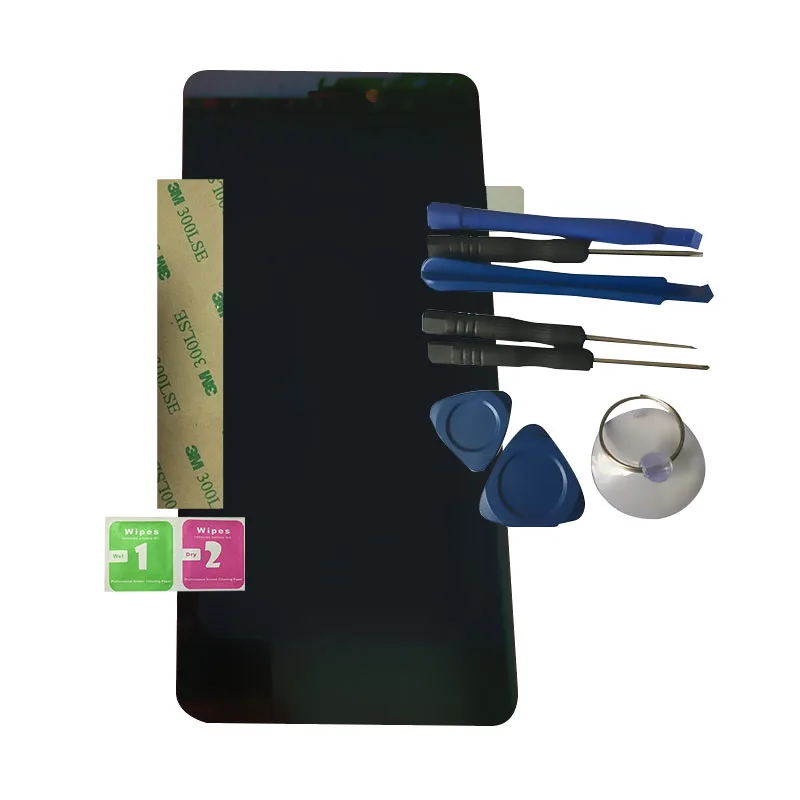 

RYKKZ For DJN 15-32302-61515 LCD Display With Touch Screen Digitizer Assembly Replacement With Tools+3M Sticker