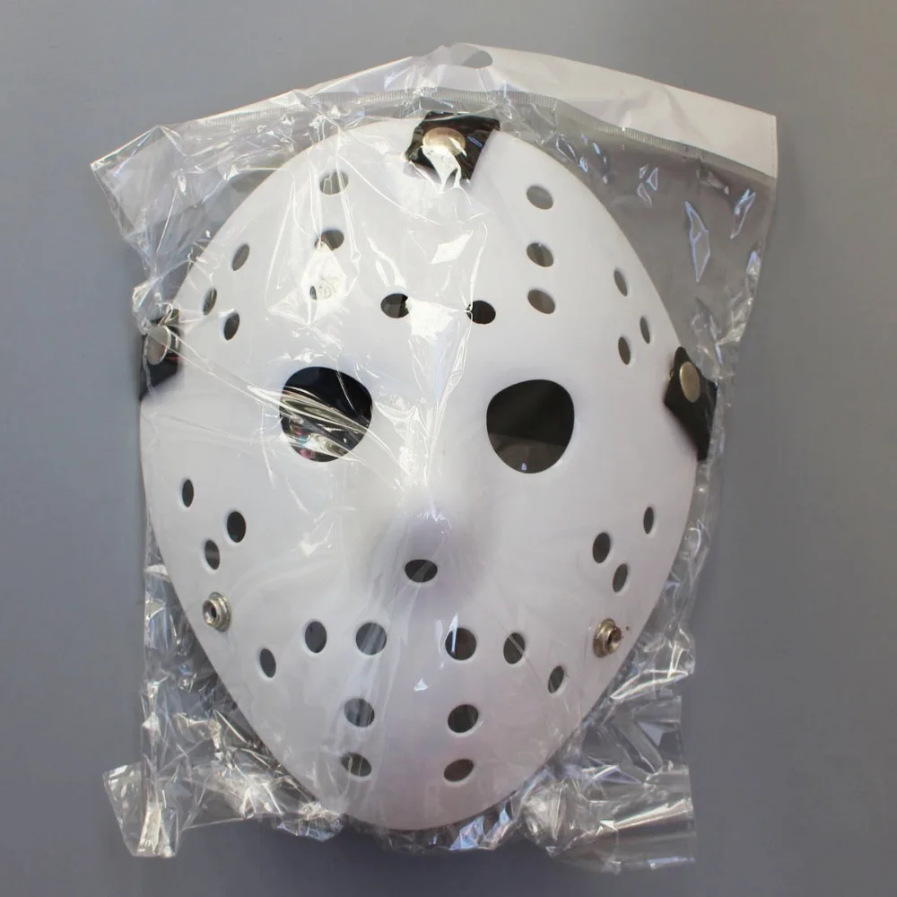 Use It For Dress Up Halloween Cosplay Jason Voorhees White and Yellow Mask