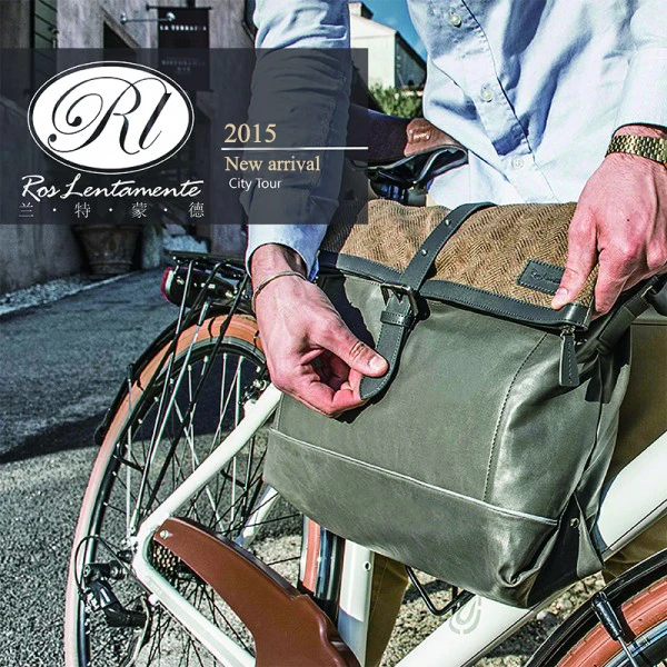 Cheap Ros Lentamente Vintage Tube Bag Cycling MTB Bicycle Backpack  Bike Frame Bag Front Basket Bike Accessories / Shoulder Bag