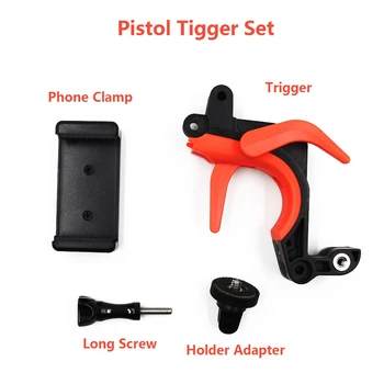 

TELESIN Pistol Trigger kit Shutter Stabilizer Set Works with All Floating Handle for GoPro Hero 5 Hero 4 3 3+ Action Camera