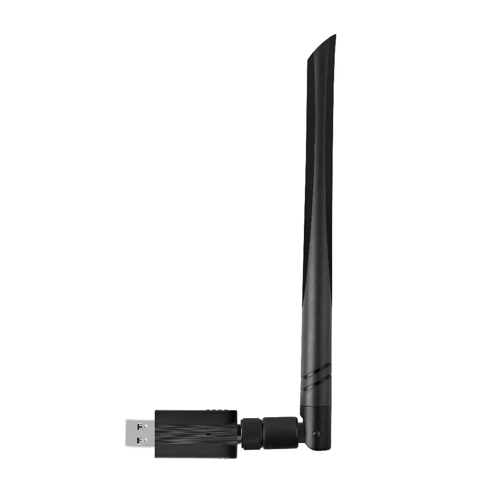 

USB WiFi Adapter 1200Mbps Dual Band 2.4GHz+5.8GHz Ultra-Speed 802 11ac Network WiFi Dongle with 5dBi Antenna for Desktop PC Lapt