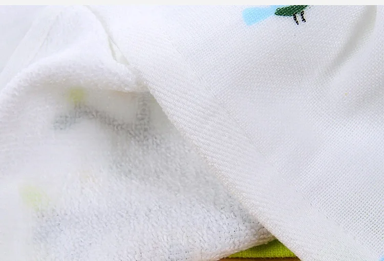 25x50 см мультяшное Марлевое хлопковое детское полотенце, полотенце для рук,, домашнее очищающее лицо для детей, высокое качество, набор банных полотенец