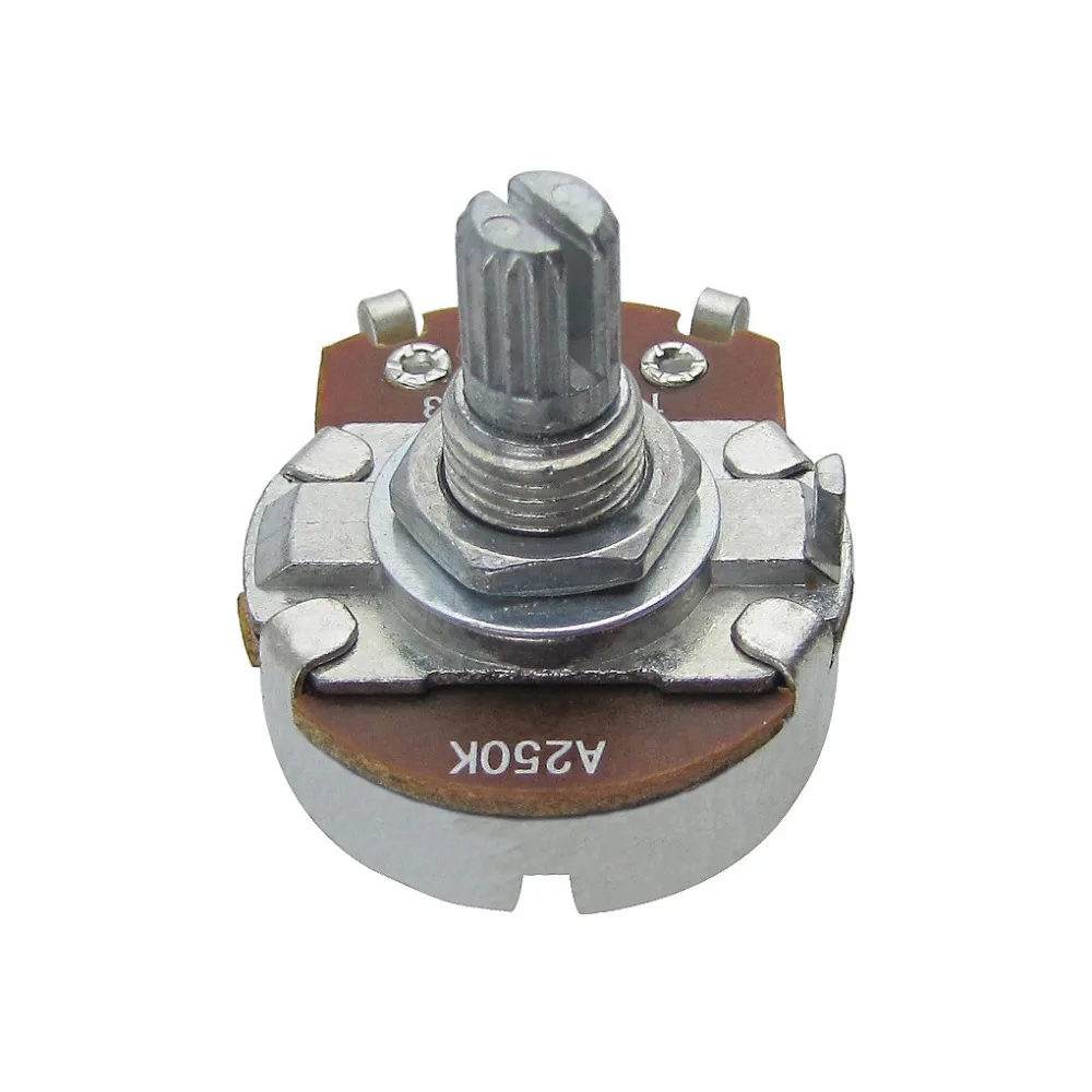 Новые 20 шт. короткие потенциометры A250K /B250K /A500K /B500K Tone регулятор громкости горшки