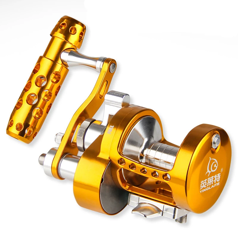 LA60 2016 New CNC Full Metal Jigging Reel 26kg Drage Force Double Ratio