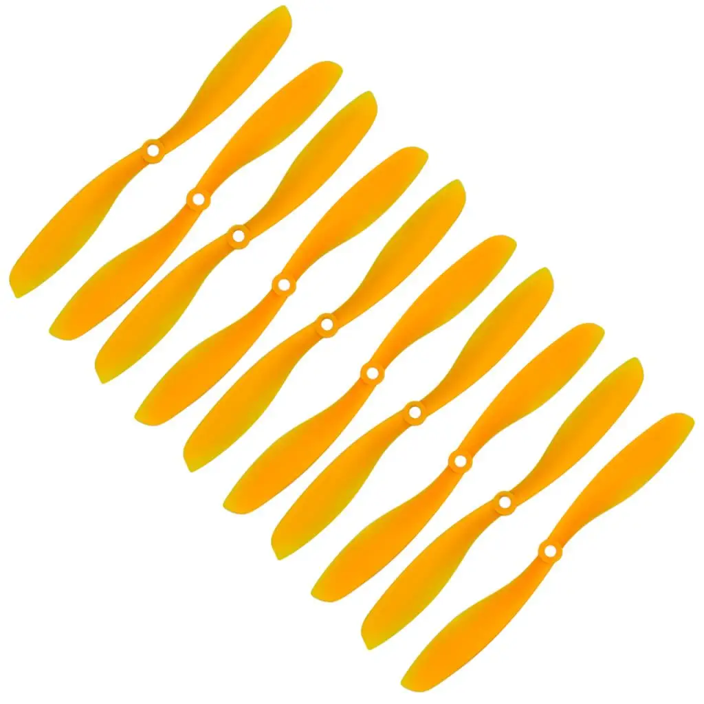 RC plane 5 Pairs 8045 Propeller  8x4 Counter qudacopter Rotating  Props Yellow Cw Ccw 
