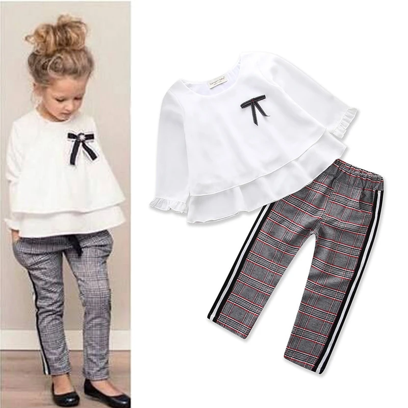US Toddler Kids Baby Boy Winter Autum Clothes T-shirt Tops+Long Pant Outfit Set