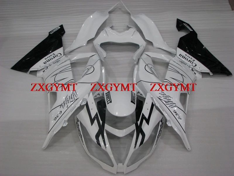 

Fairing for for Kawasaki Zx6r 2013 - 2016 Plastic Fairings Zx6r 2014 Black White Body Kits 636 Zx-6r 13 14