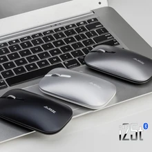 Ajazz I25T 2,4G Беспроводной Мышь мышь Bluetooth ультра тонкий с двумя режимами Ноутбук игровой Мышь для Windows, Mac Бесшумная мышь Офис