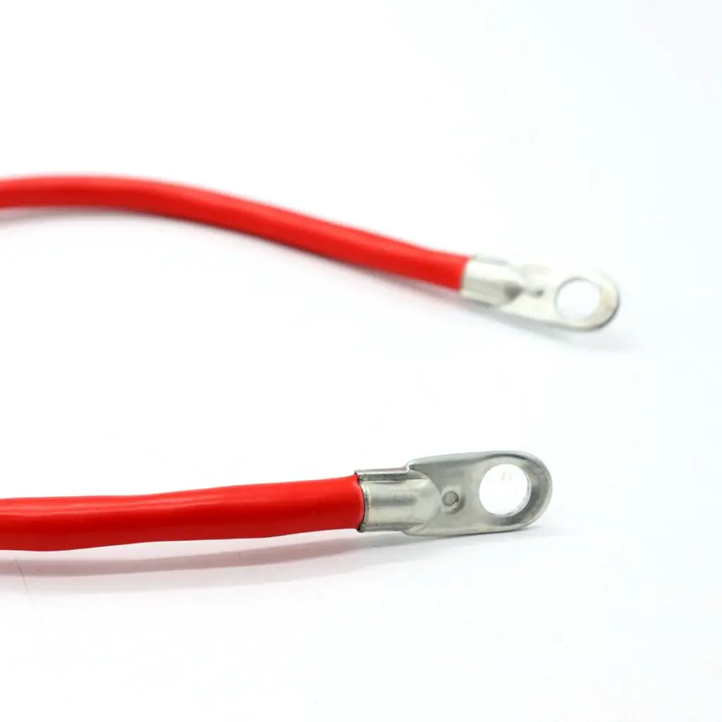 Universal 50cm Car Marine Boat Battery RV 5 AWG Gauge Copper Battery Cable Power Inverter Wire Red 
