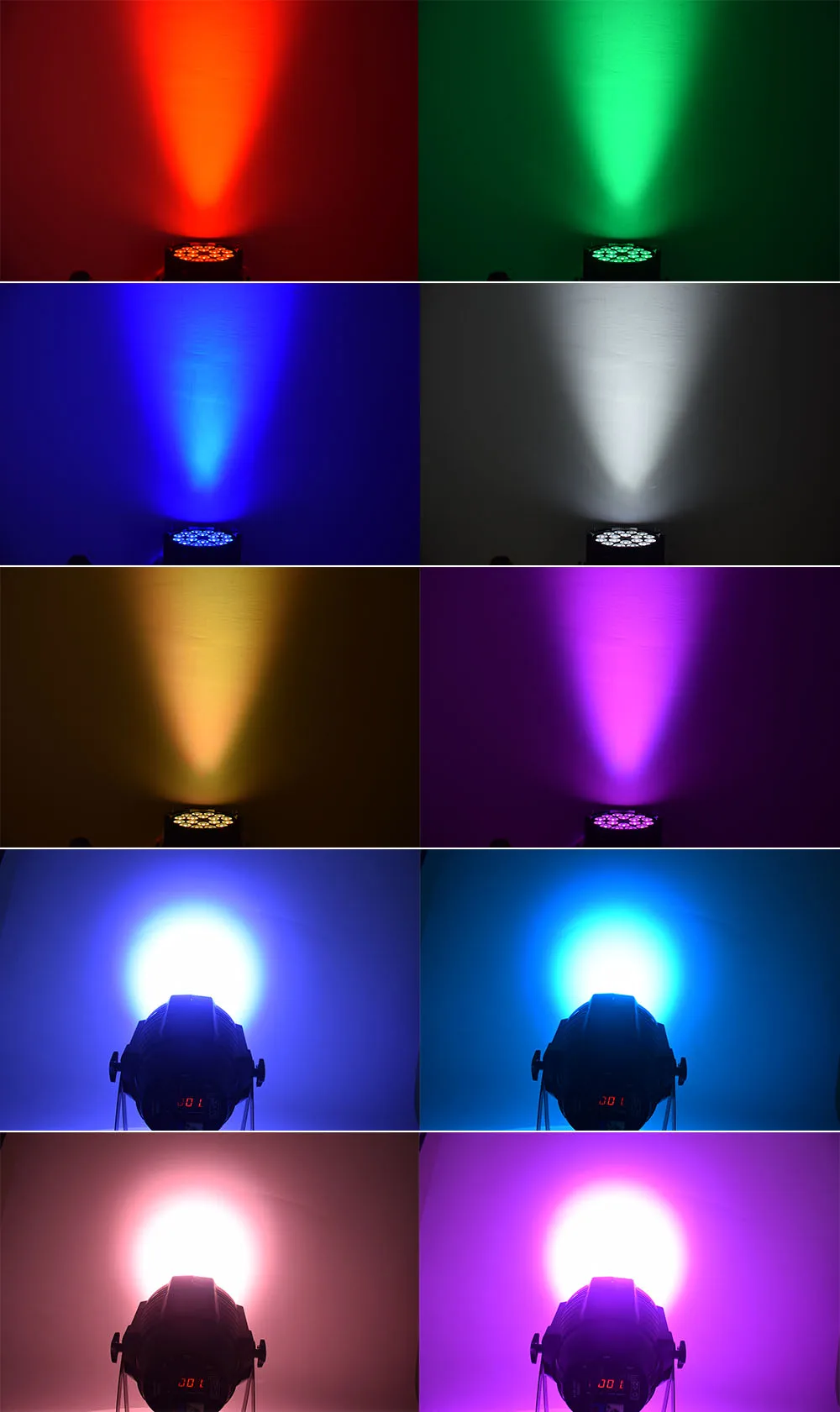 Светодиодный par 18x12 Вт Алюминиевый par свет RGBW Смешивание цвета эффект стирки с DMX управлением для диско dj музыка рождество 2 шт./партия