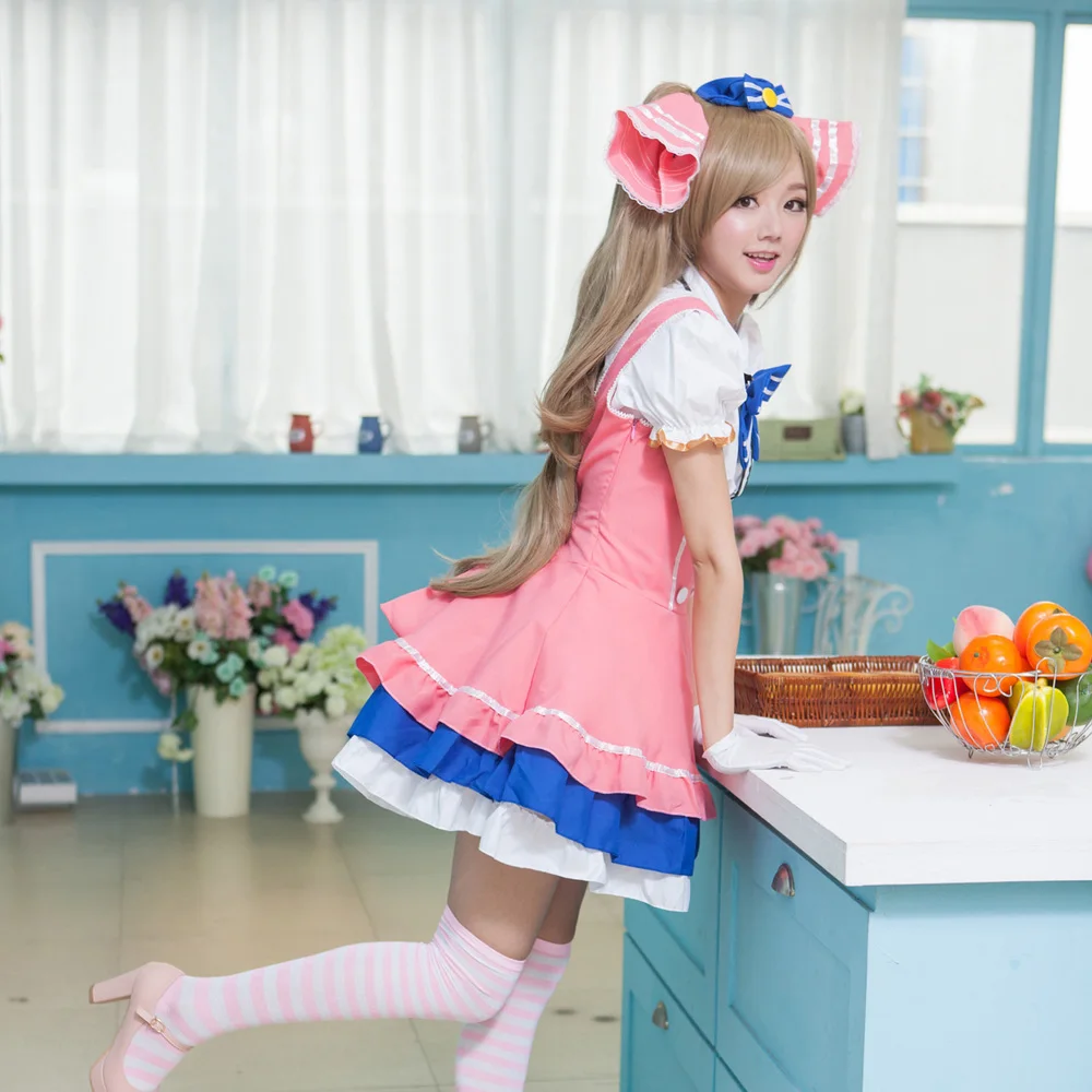 2019 милый карнавальный костюм Лидер продаж японское аниме Love Live конфеты горничной