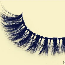 Hbzgtlad пикантные ручной работы 3D волос Красота Толстые Длинные Накладные ресницы серо-коричневого цвета Накладные ресницы высокое качество D06