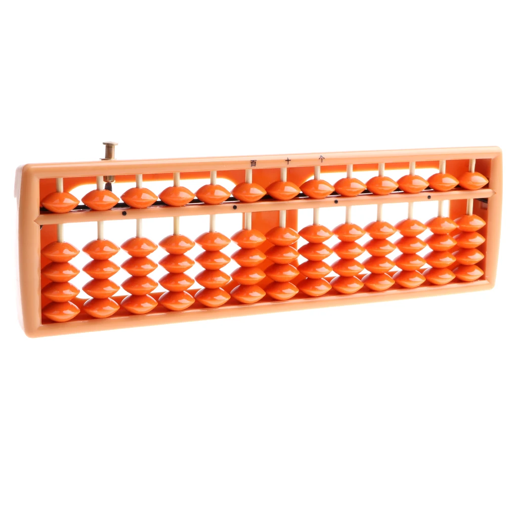 

13 Rod Abacus Number Count Math Mathematics Arithmetic Toys with Reset Button