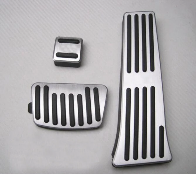 

DEE Car Accessories Aluminum alloy Gas Foot Rest Fuel Brake AT Pad pedals Plate For KIA K4 2011-2016 Plate pads Stickers styling