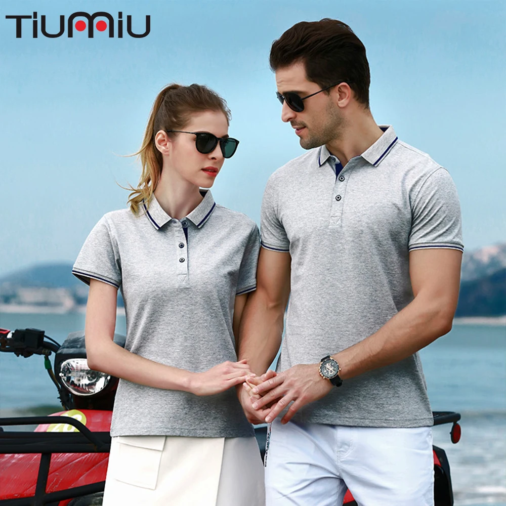 

Couple Wear Sports Fitness Barbers Polo Shirt Company Activity Souvenirs Advertising Shirt Hotel Waiter Waitress Work Uniform