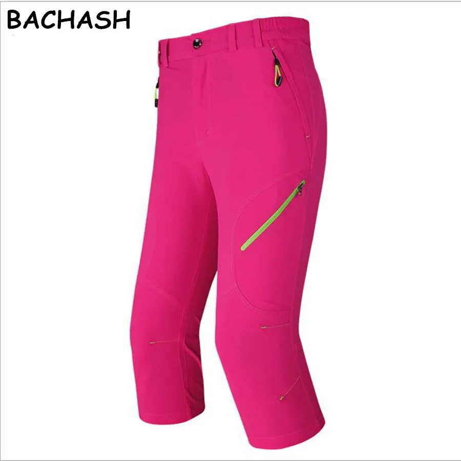 

BACHASH Women's Compression Tights 3/4 Pants Casual Brand Waterproof Clothing Pantalon Femme M-5XL New Export For Women Men