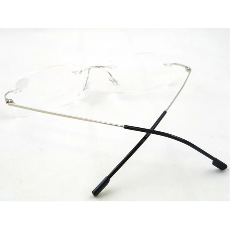 Teile Titan Freies Speicher Randlose 1 6 Ultraleicht 00 10 Rahmenlose Verschiffen Lesebrille Myopie Flexible los 0 Gläser nwzHn