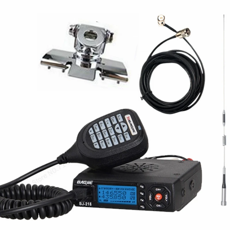 BJ 218 mobile radio transceiver 25W Dual band 136 174mhz 400 470mhz