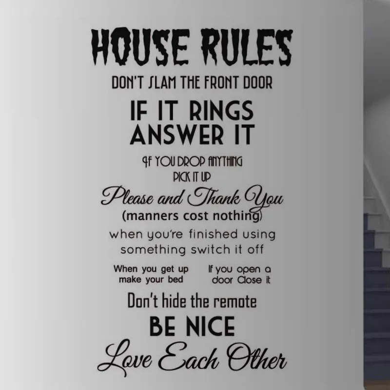 Bloxburg House Rules Decals