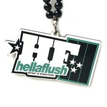 Зеленый тормозной суппорт обод HL Штурмовик значок Hellaflush модная подвеска с двумя бортами принт автомобиля JDM Шарм бусины акриловые хип хоп