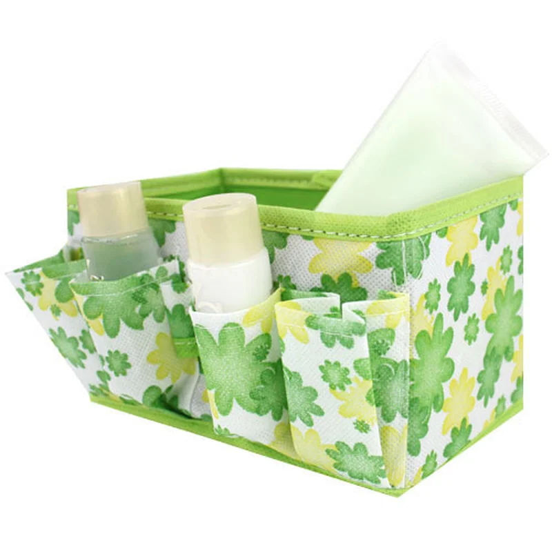 ETya الأزياء الطازجة للطي متعددة الوظائف حقيبة مستحضرات تجميل زهرة النساء حقائب التجميل المنظم حالة