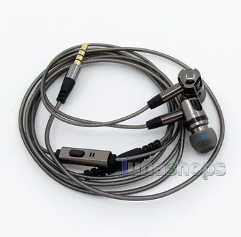 

DC port In Ear Sport Metal 10mm Speaker 3.5mm Stereo Earphone Cable Changeable For Iphone Android LN005889