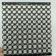 WS2813B led с радиатором(10 мм* 3 мм); вход DC5V; 5050 SMD RGB с WS2818 ic встроенный; Черный PCB