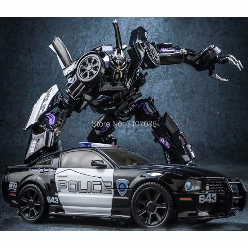 

Barricade Transformation LS-02 LS02 MPM05 MPM-05 Police Movie Film MP Alloy Metal Oversize Collection KO Figure Robot Toys
