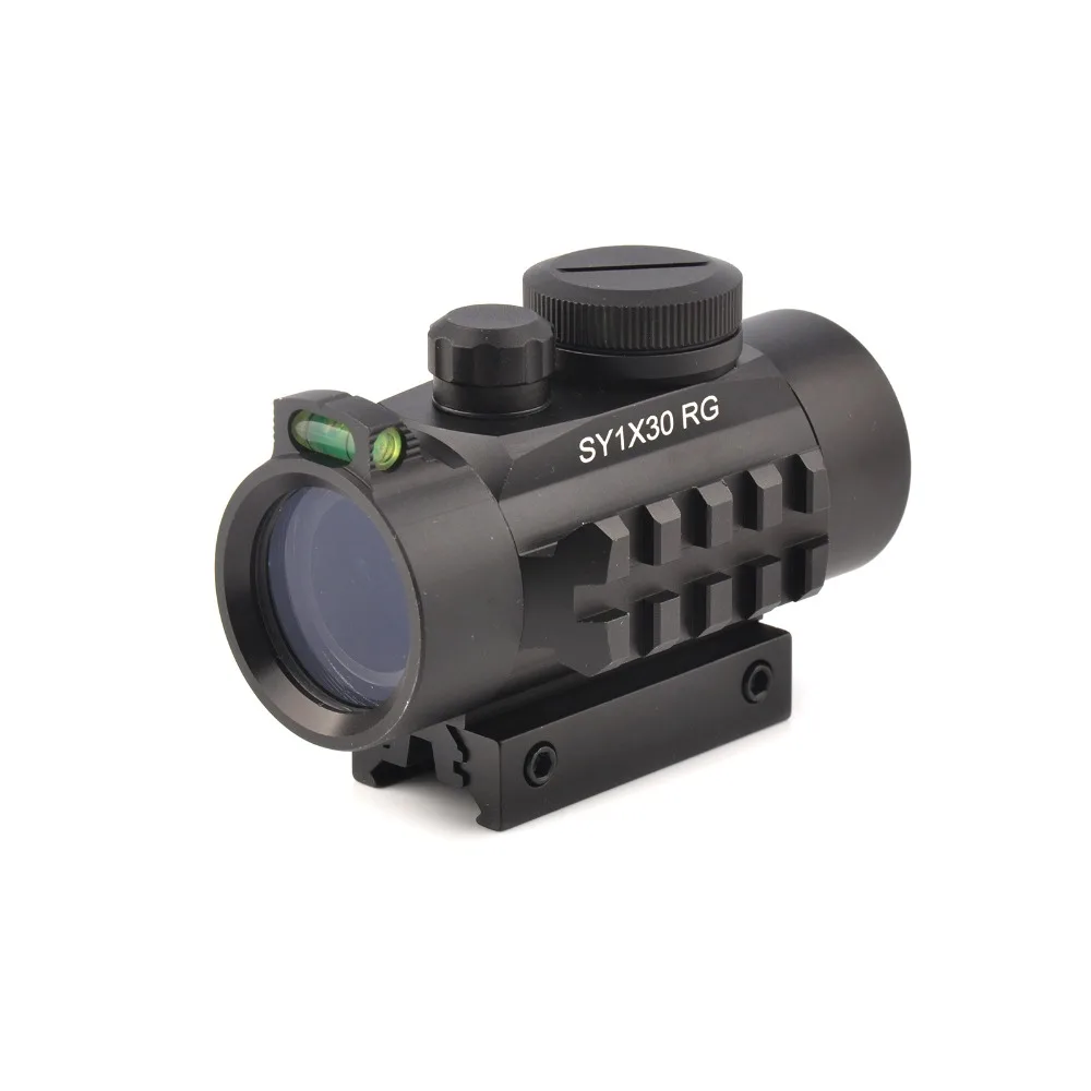 Óptica com Nível de Bolha Monte para a Caça Riflescopes Mira Espírito Pontos Vermelhos Terno 30mm Picatinny - Weaver Sy1x30rg 3 Lunetas Riflescopes