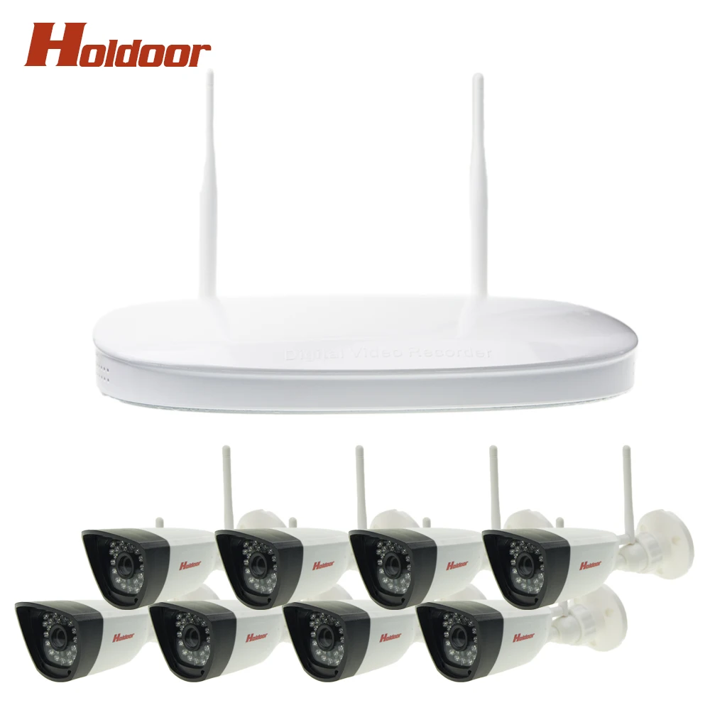 

8CH H.264 HDMI WIFI NVR CCTV Kit HD 720P Outdoor IR-Cut Waterproof IP Camera Wireless Security Surveillance System Plug And Play