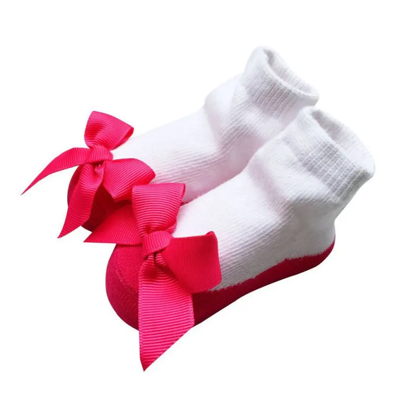 Baby Infant Socks Newborns Girls Princess Bow Knot Socks Holiday Birthday Gifts