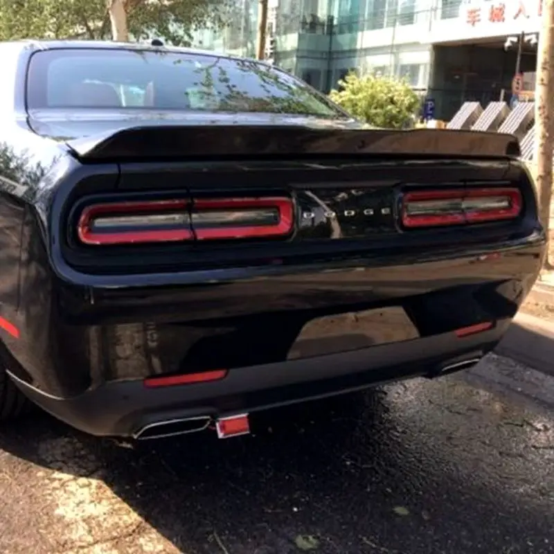 Для Dodge Challenger задний спойлер Высокое качество ABS Материал грунтовка цвет украшение в виде хвостового крыла