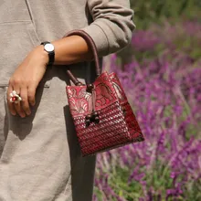 Винтажные национальные женские сумки бусины в стиле ретро из ротанга, соломенные сумки с принтом слона, дизайнерские ведро, женские летние пляжные мини-сумки